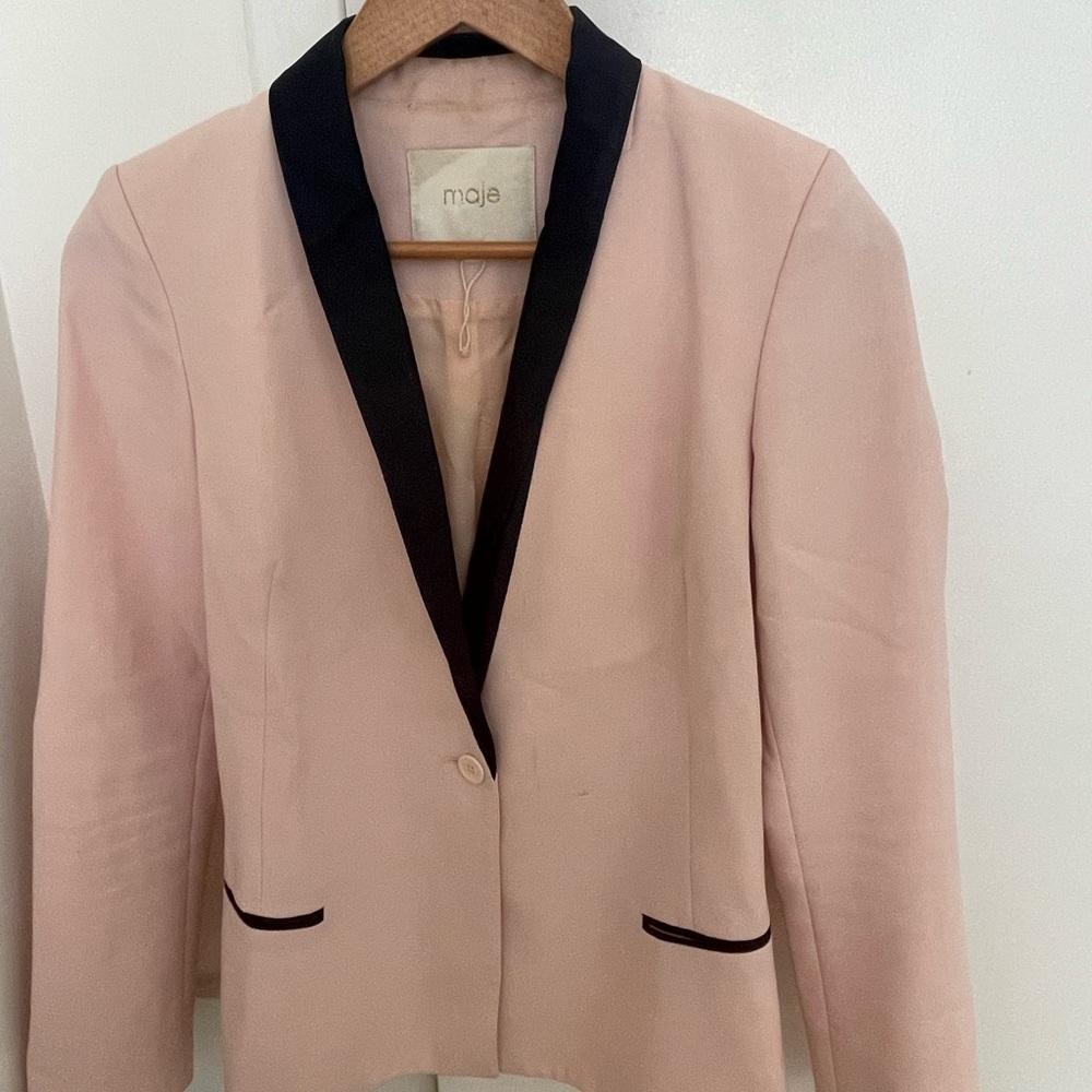 Maje pink and blue Blazer